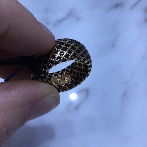 Gold and enamel GUCCI ring - Picture 3 of 4
